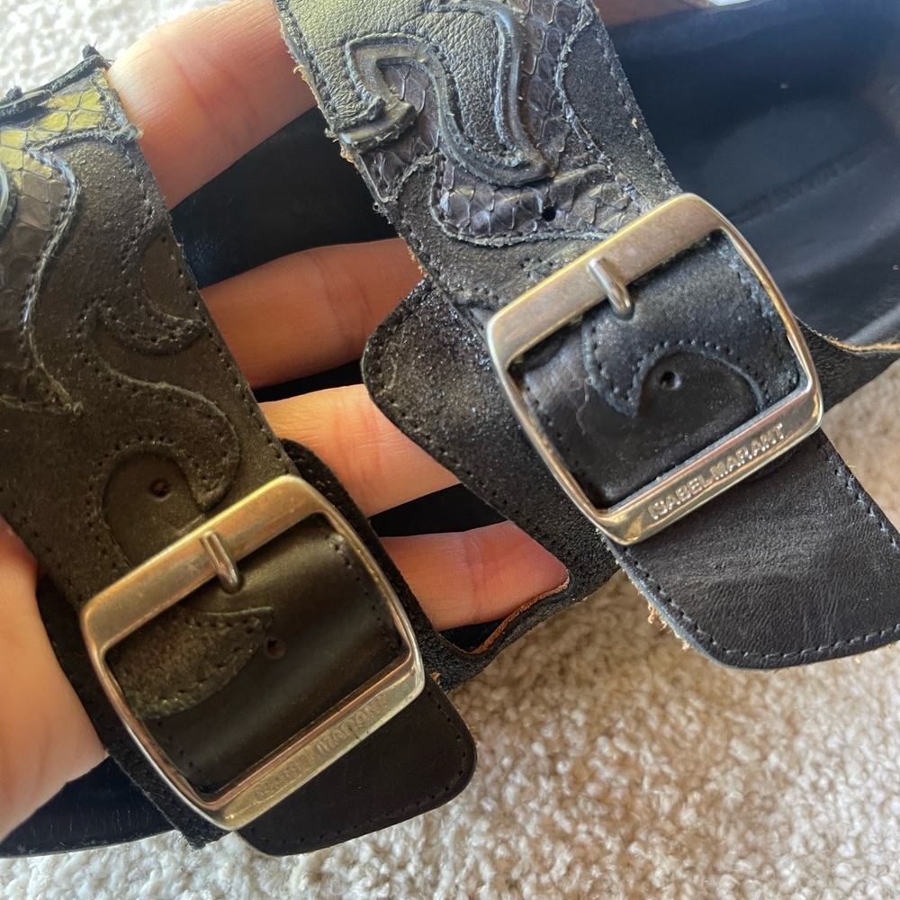 Isabel Marant Black Sandals - Picture 2 of 6